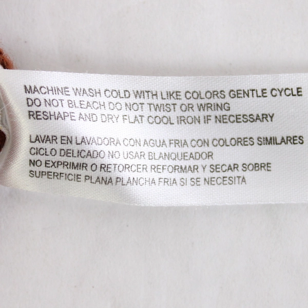 Carolyn Taylor Rust Brown Sweater Button Sides Size Small