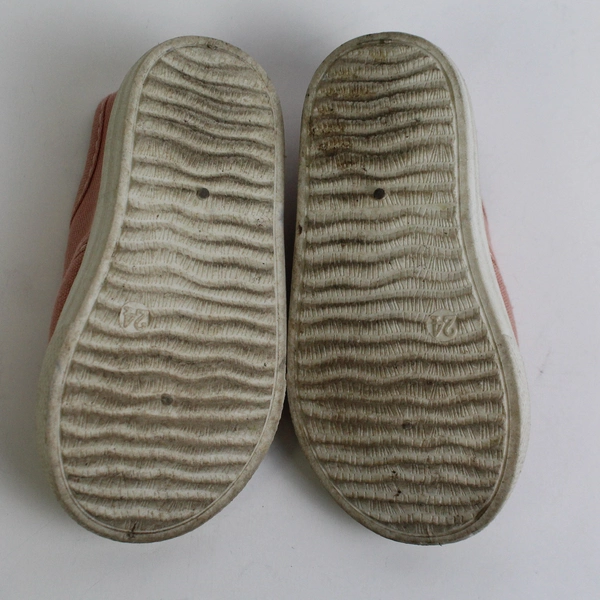 Bella Newman Pink Baby Shoes Size 24 Months Slip On Elastic