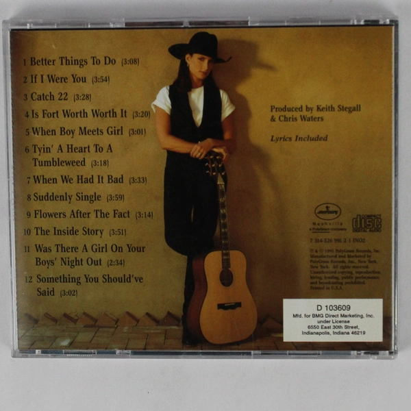 Terri Clark Self Titled Music CD 1995 Mercury Nashville