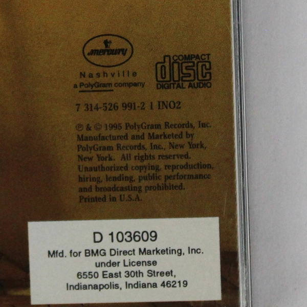 Terri Clark Self Titled Music CD 1995 Mercury Nashville