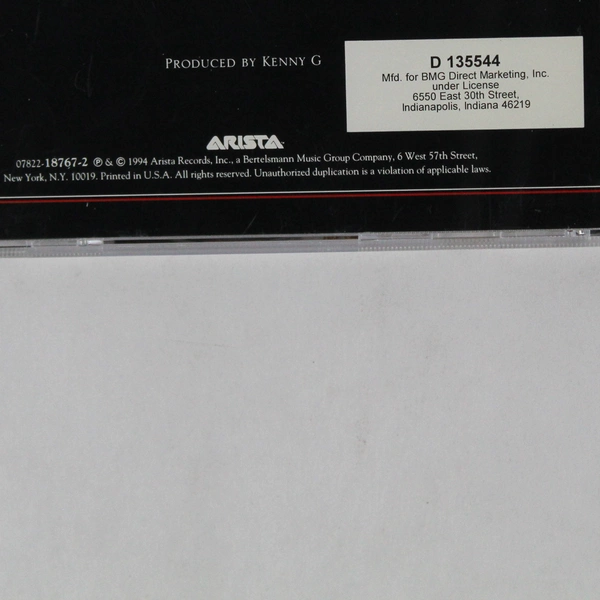 Miracles The Holiday Album by Kenny G CD 1994 Arista