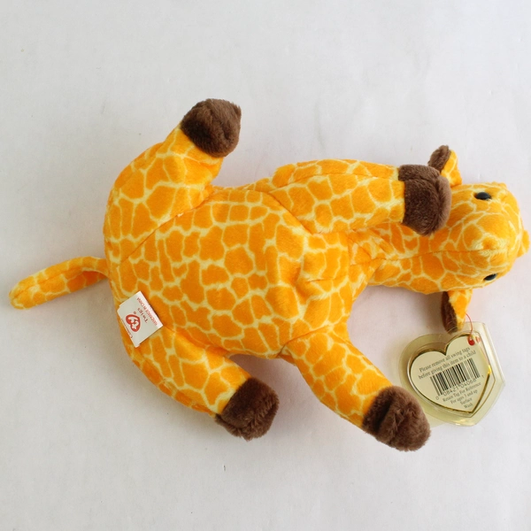 TY Beanie Baby Twigs 1995 Orange Giraffe With Tag Plush Doll Toy