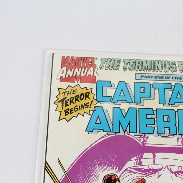 Vintage Captain America The Terminus Factor Vol. 1 #9 Comic Book 1990