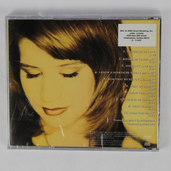Lisa Brokop Self-Titled CD 1996 Capitol Nashville Sealed