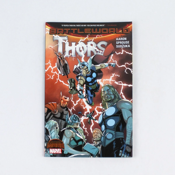 Marvel Battleworld: Thors 2016 Softcover Comic by Jason Aaron - Good Condition