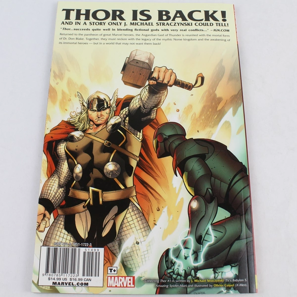 Thor by J. Michael Straczynski Vol 1 Marvel 2008 Paperback - Good Condition