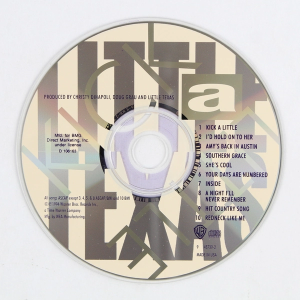 Kick A Little Music CD by Little Texas 1994 Warner Bros Records