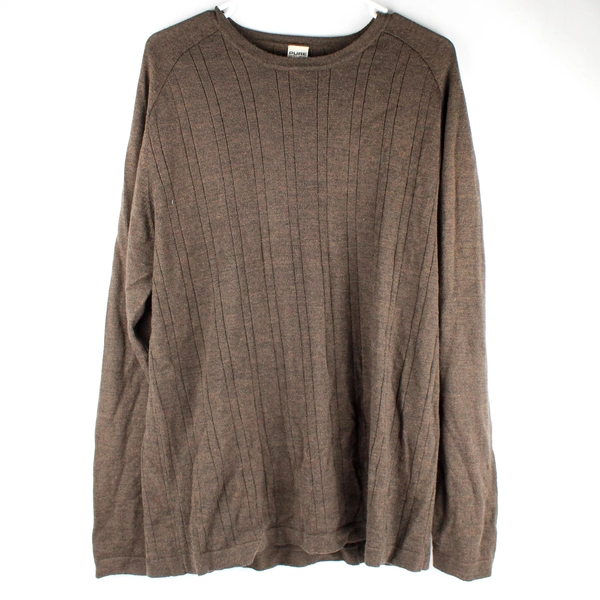 Pure Stuff Nordstrom Brown Wool Blend Sweater Men's Size XL