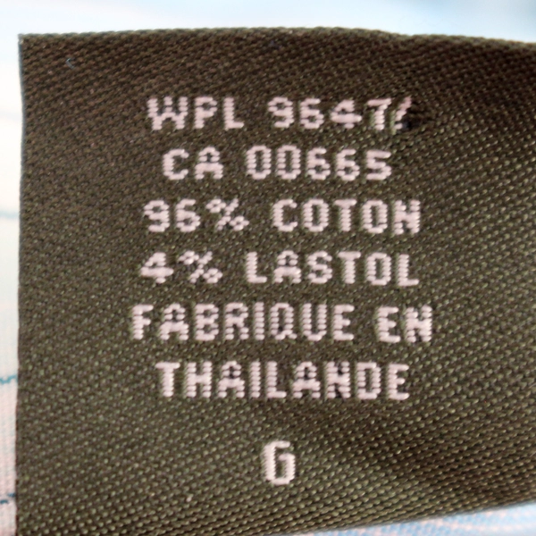 Eddie Bauer Men's Large Blue Striped Dress Shirt Cotton Button-Down