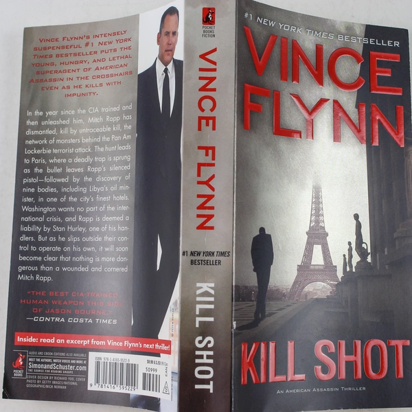 Kill Shot by Vince Flynn - 2012 American Assassin Thriller Paperback