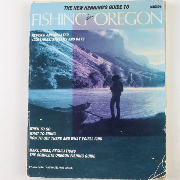 New Henning's Guide to Fishing in Oregon 1984 by Casali & Diness Pre-owned