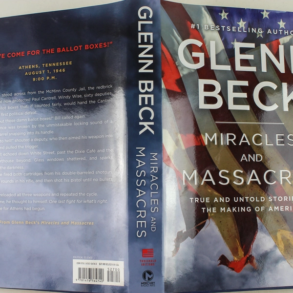 Glenn Beck Miracles and Massacres 2013 Hardcover Book in Good Condition