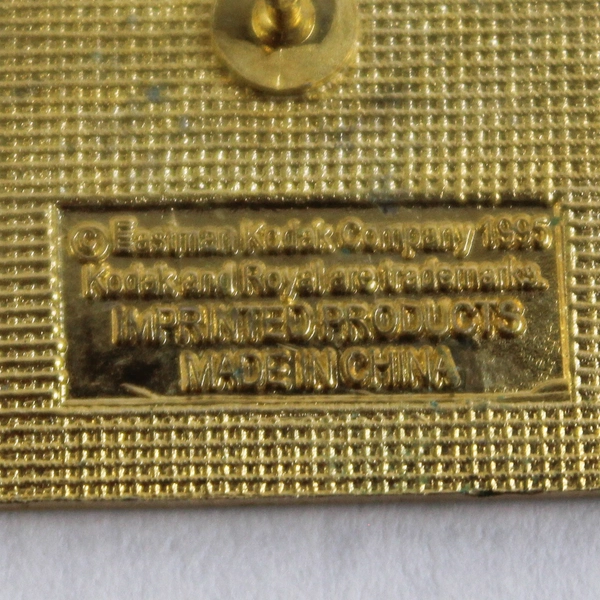 Vintage 1995 Kodak Gold Tone Pinback We Use Royal Paper