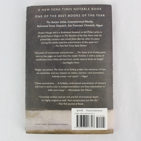 The Sense of an Ending by Julian Barnes 2012 Paperback - Good Condition