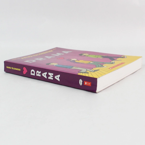 Raina Telgemeier's Drama 2012 Trade Paperback Comic - Good Condition
