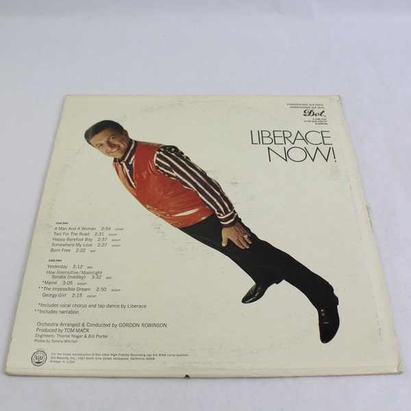 Liberace Liberace Now 1967 Record