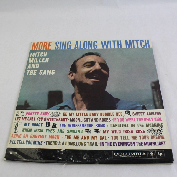 More Sing Along With Mitch Vinyl Record Mitch Miller and the Gang 1958