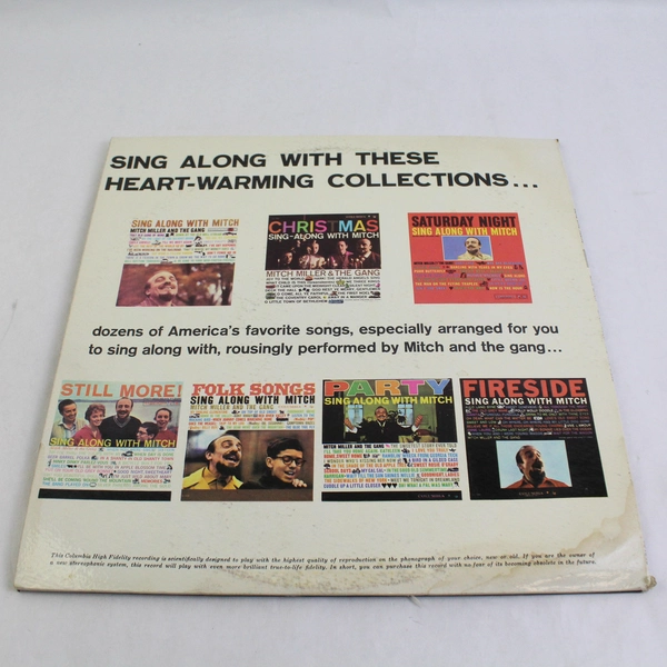 More Sing Along With Mitch Vinyl Record Mitch Miller and the Gang 1958