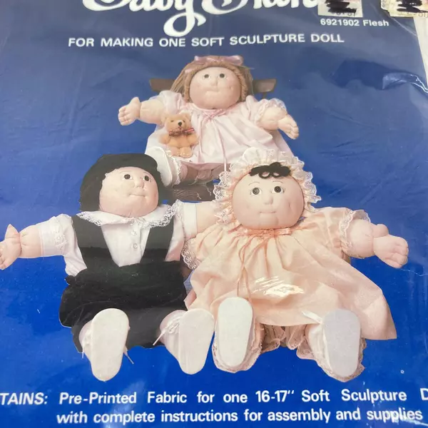 Raymar 6921902 Pre-Printed Baby Skin For Making One Soft Sculpture Doll NIP