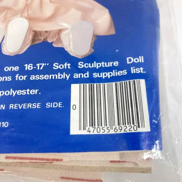 Raymar 6921902 Pre-Printed Baby Skin For Making One Soft Sculpture Doll NIP