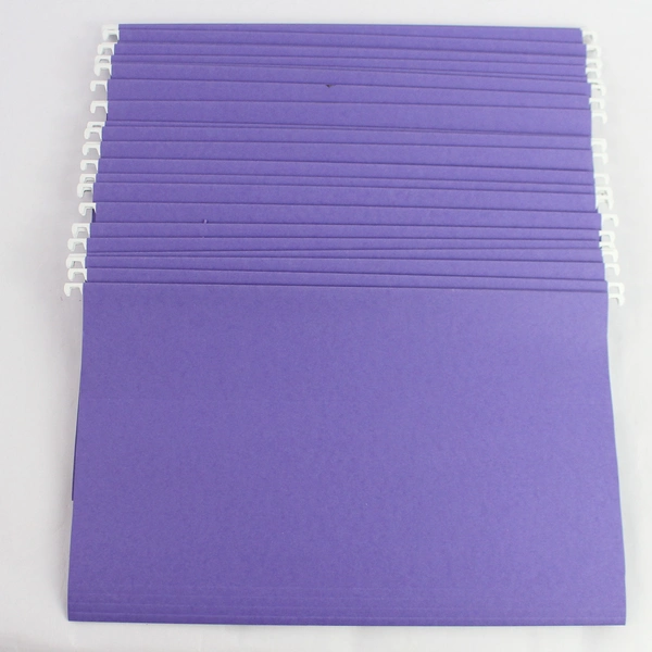 Lot of 25 Purple Legal Size Hanging File Folder Inserts Document Organizers