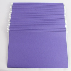 Lot of 25 Purple Legal Size Hanging File Folder Inserts Document Organizers