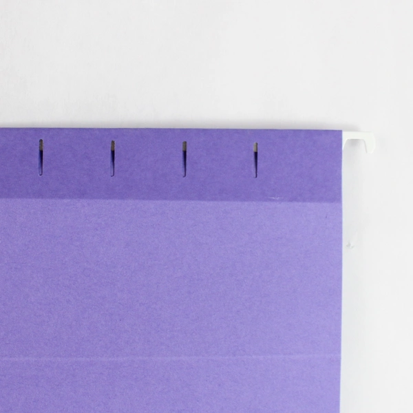 Lot of 25 Purple Legal Size Hanging File Folder Inserts Document Organizers