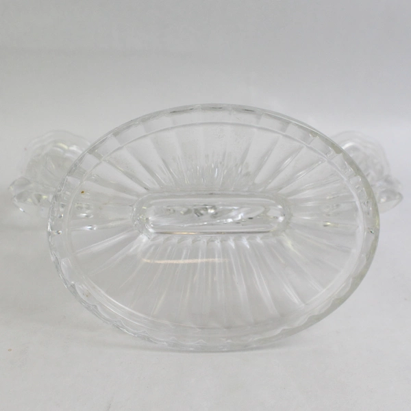 Vintage Fostoria Baroque Crystal Double Candlestick