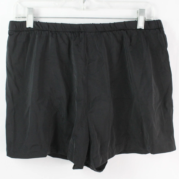 Le Cove Women's Size 12 Black Activewear Athletic Shorts - Good Condition