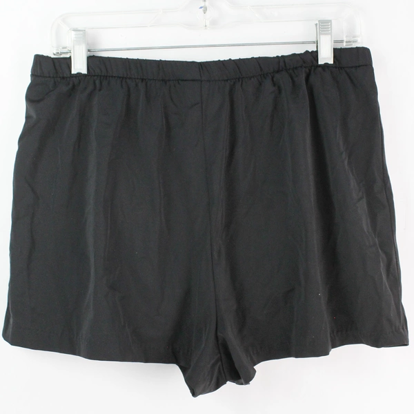Le Cove Women's Size 12 Black Activewear Athletic Shorts - Good Condition