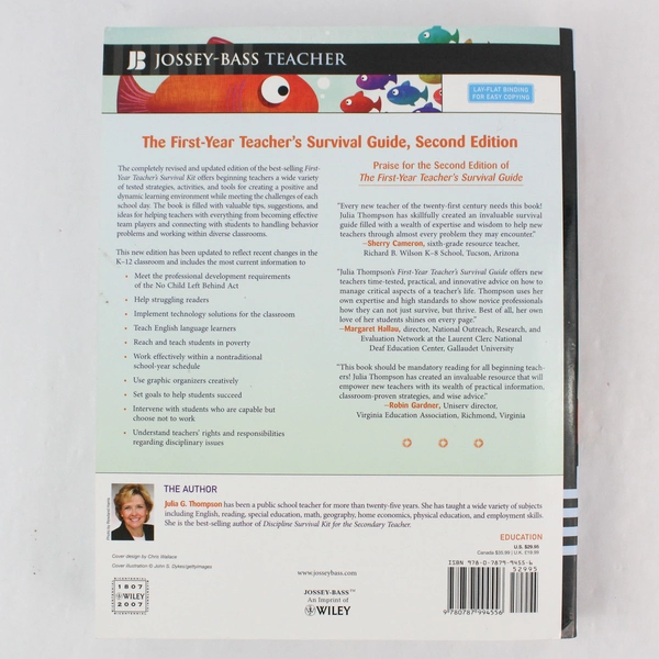 The First-Year Teacher's Survival Guide by Julia G Thompson 2007, Good Condition