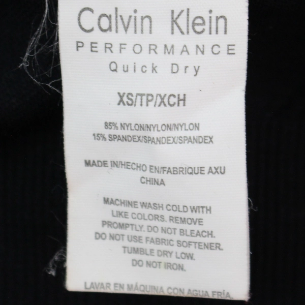 Calvin Klein Performance Quick Dry Black Sports Bra Women's XS - Pre-owned