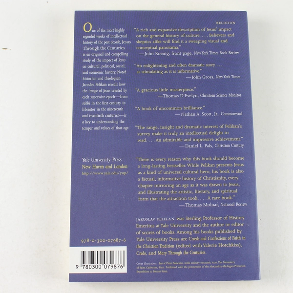 Jesus Through the Centuries by Jaroslav Pelikan 1999 Paperback - Good Condition