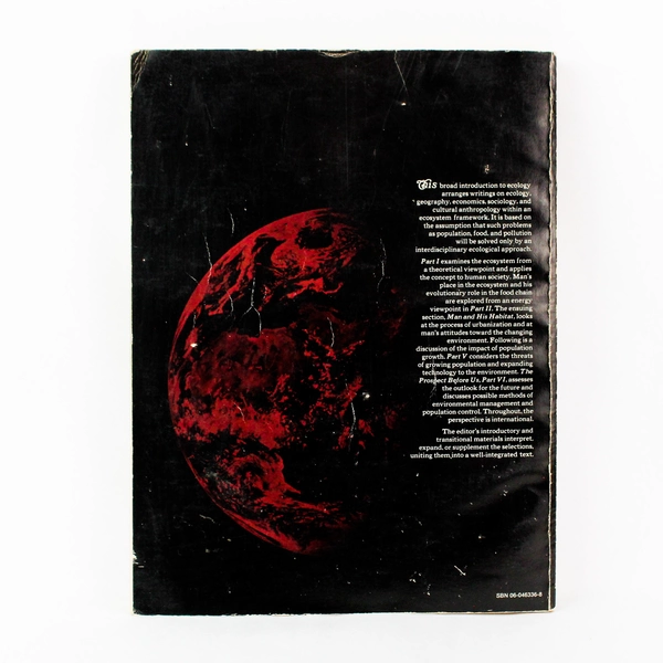 The Ecology of Man: An Ecosystem Approach by Robert Leo Smith 1972 Book