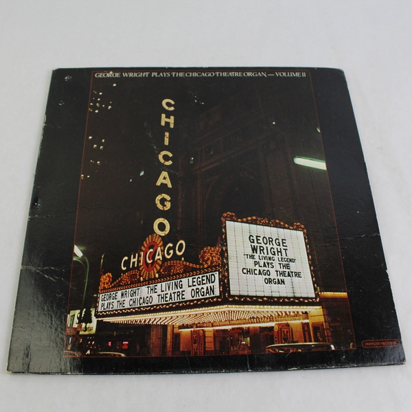 George Wright Vinyl Plays The Chicago Theatre Organ 1978
