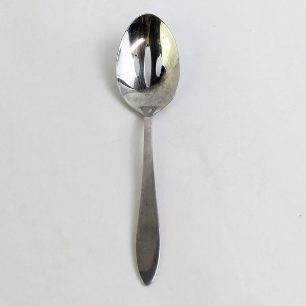 Set of 2 Oneida Luann Stainless Steel Pierced Tablespoon and Serving Fork