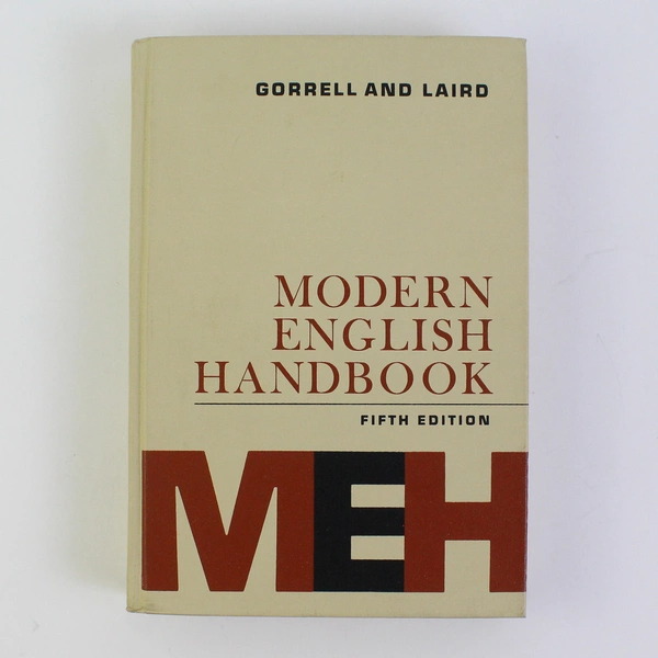 Modern English Handbook Fifth Edition Gorrell And Laird 1972 Hardcover