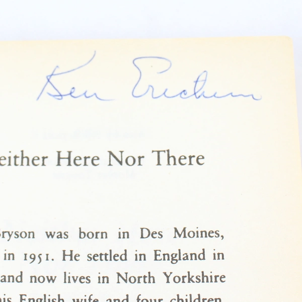 Bill Bryson "Neither Here Nor There" Travels In Europe 1993 Paperback