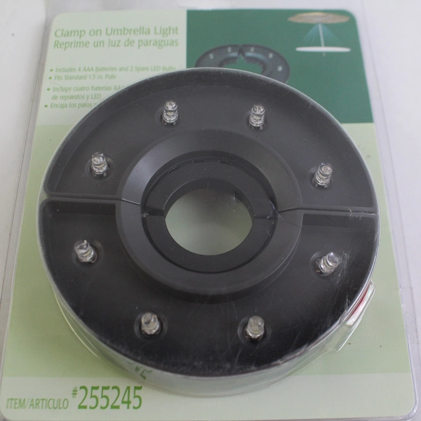 Clamp-On LED Umbrella Light Outdoor Picnic Patio Camping Table 0255245 Sealed