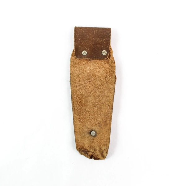 Vintage Hand Painted Leather Cap Gun Holster Unique Collector's Item