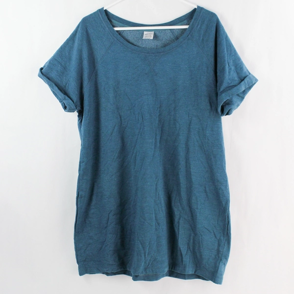 Jockey Blue Crew-Neck T-Shirt Men's XL Cotton Blend - Good Condition