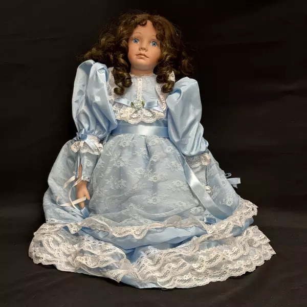 Vtg 1997 Exclusively Yours LE Porcelain Doll Natalie By Ruth Mattingly 24 Inch