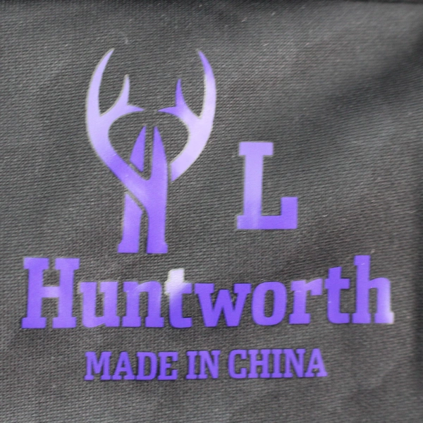 Huntworth Women's Full Zip Jacket Gray/Black Size L Good Pre-Owned Condition