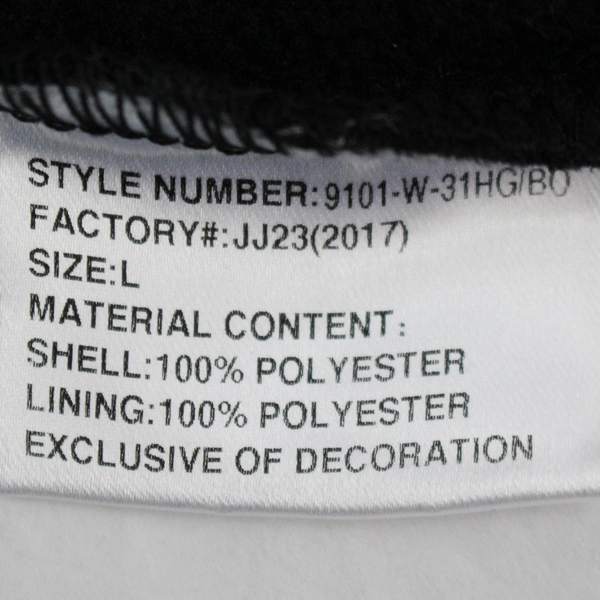 Huntworth Women's Full Zip Jacket Gray/Black Size L Good Pre-Owned Condition