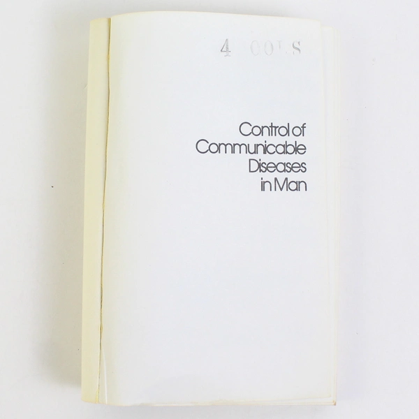 Control of Communicable Diseases in Man 12th Edition 1975 Paperback