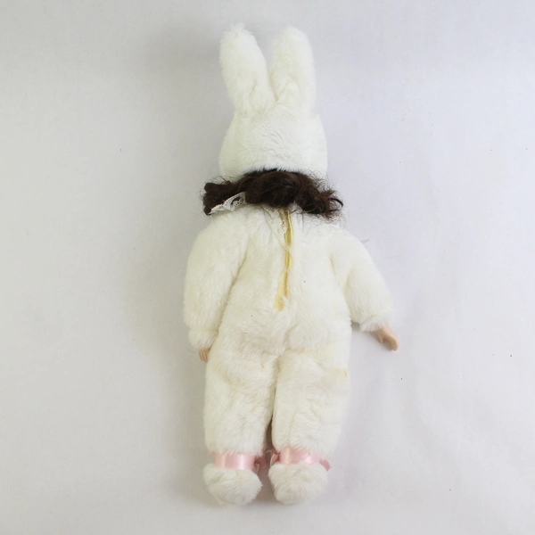 1991 Moments Treasured 15" Porcelain Doll April In Bunny Costume by Vicky Wang