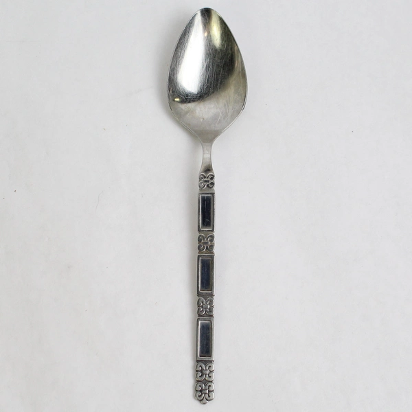 Set of 2 Oneida Madrid Stainless Steel Tablespoon Serving Spoons