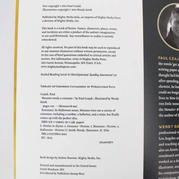 Lot of 2 Kids Books: Black Lagoon Adventures #2 & Monster Needs a Costume