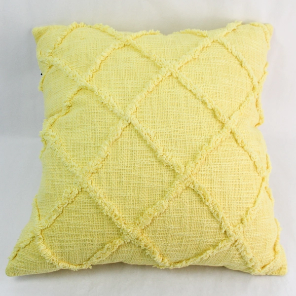 Artistic Accents Soft Yellow Decorative Pillow Cover & Pillow 20x20 in