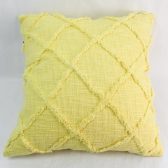 Artistic Accents Soft Yellow Decorative Pillow Cover & Pillow 20x20 in